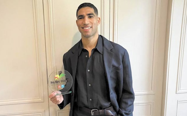Achraf Hakimi meilleur joueur africain de Ligue 1
