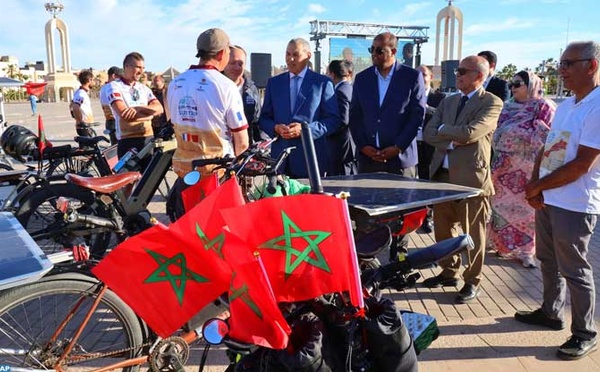 Arrivée à Laâyoune des participants à la première édition du Sun Trip Maroc