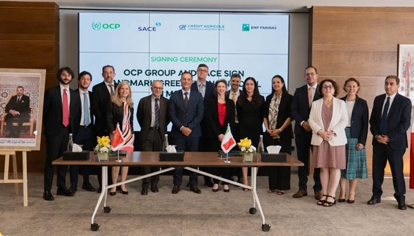 Maroc-Italie : Le Groupe OCP et SACE signent un accord majeur de financement vert de 365 M€