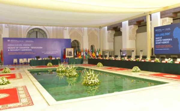Ouverture à Agadir de la 4èmeréunion de  haut niveau des Chefs des agences de lutte  contre le terrorisme et de sécurité en  Afrique “Plateforme de Marrakech”