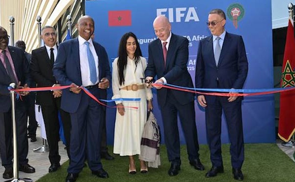 Inauguration au complexe Mohammed VI de football du bureau Afrique de la FIFA