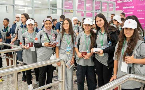 Retour des enfants maqdessis après deux semaines de colonie de vacances au Maroc