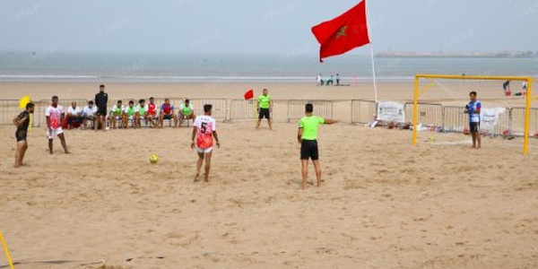 1ère étape Sud du Championnat national de beach soccer à Essaouira