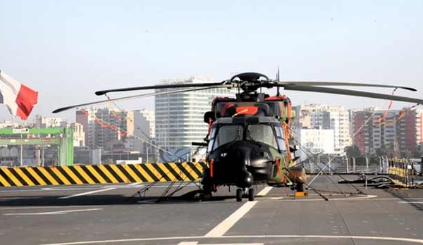 Le porte-hélicoptères français Tonnerre en escale à Casablanca