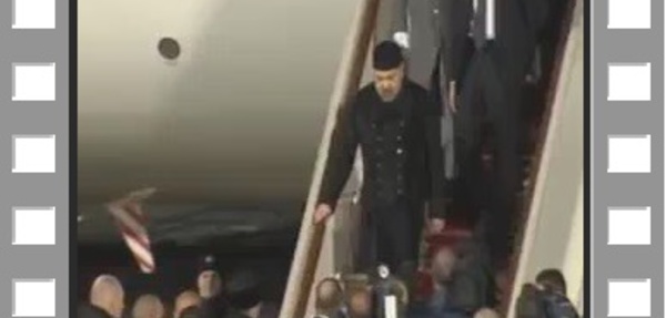 Arrivée de S.M. le Roi Mohammed VI à l'aéroport international de Vnoukovo à Moscou