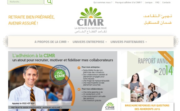 Nouvelle version du portail web de la CIMR