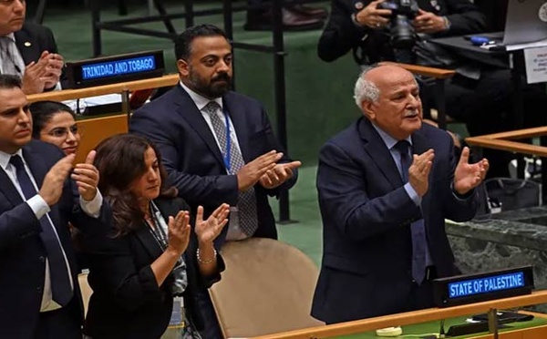 Journée historique pour la Palestine à l’ONU