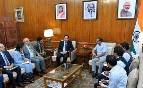 New Delhi : Examen des moyens de renforcer la coopération économique entre le Maroc et l'Inde