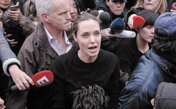 Angelina Jolie en Grèce pour la cause des migrants