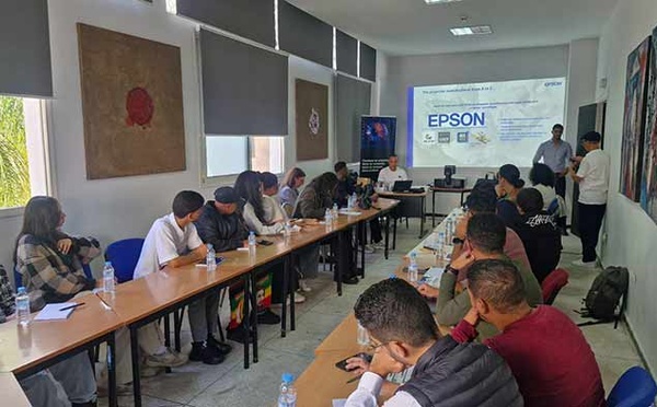 Epson et le FIAV forment de jeunes créateurs marocains aux technologies de projection etde vidéomapping