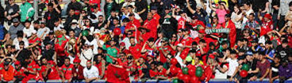 Les supporters marocains en liesse après la qualification des Lionceaux de l'Atlas en finale