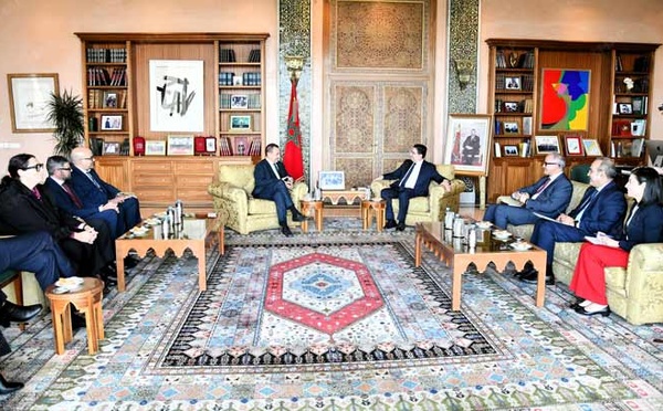 Nasser Bourita s’entretient avec une délégation de l’intergroupe parlementaire italien de “Soutien à l'initiative d'Autonomie au Sahara”