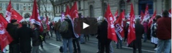 Manifestation contre la réforme du temps de travail à l'AP-HP 