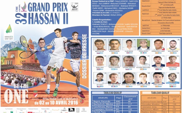 Elimination d’Ahouda au GP Hassan II de tennis