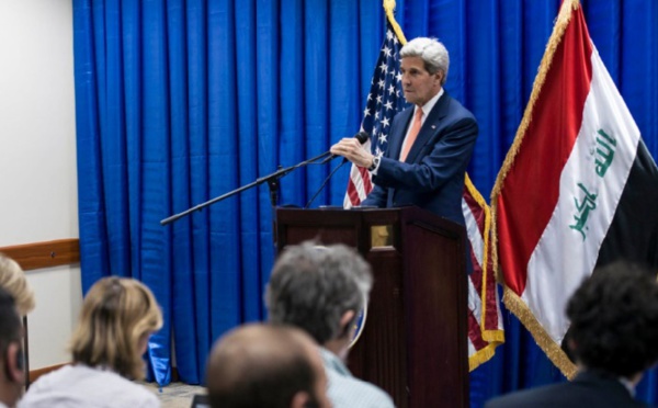 John Kerry à Bagdad pour soutenir l'Irak contre l'EI
