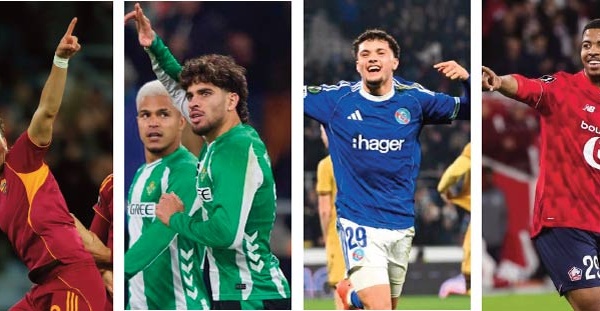 Ligue Europa : Les internationaux marocains brillent de mille feux