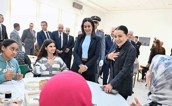 SAR la Princesse Lalla Asmaa inaugure le Centre “Princesse Lalla Asmaa” de Meknès