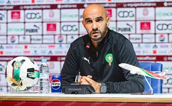 Walid Regragui : Je me suis basé sur des critères objectifs dans le choix des joueurs