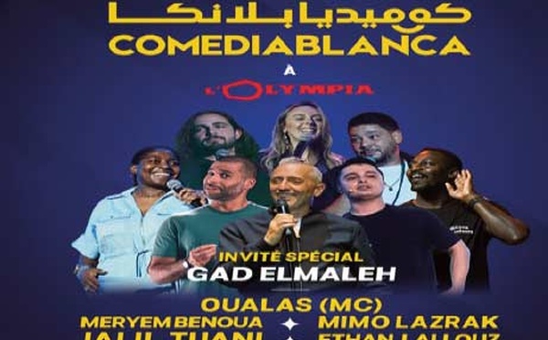 Le Festival ComediaBlanca embrase l’Olympia : Gad El Maleh en invité de marque