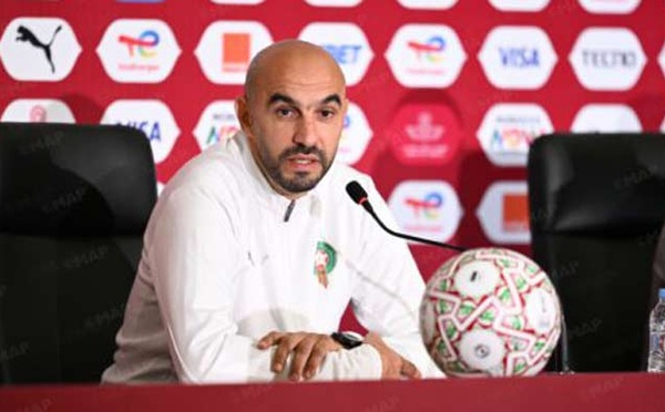Walid Regragui : Nous sommes à deux matchs du sacre, mais nous n’avons encore rien accompli