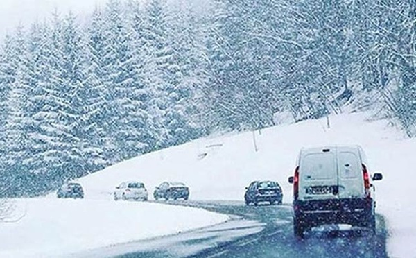 Chutes de neige, vague de froid et fortes pluies et rafales de vent dans plusieurs provinces du Royaume