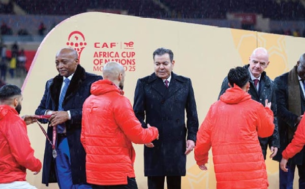 SAR le Prince Moulay Rachid préside la finale de la 35e édition de la Coupe d'Afrique des Nations-Maroc 2025