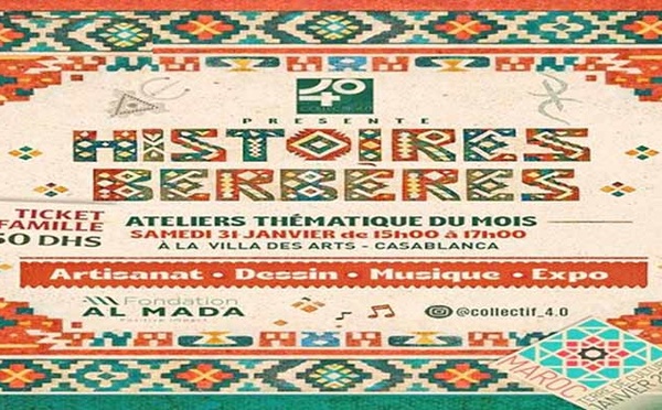 Atelier créatif et immersif à Casablanca sous le thème "Histoires berbères"