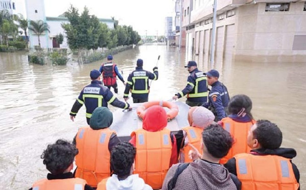 Poursuite des interventions pour l’évacuation et l’hébergement des personnes affectées par la montée des eaux de l’oued Loukkos