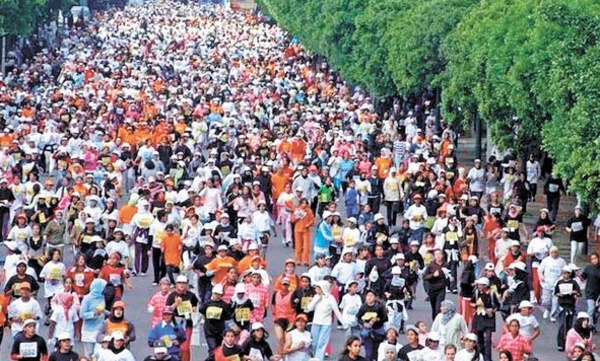 Participation massive à la Course féminine de la victoire