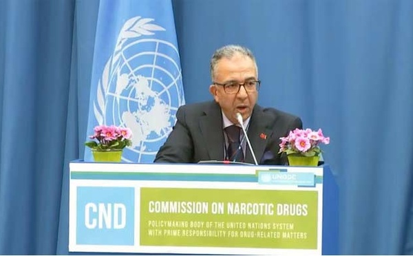Face au problème mondial des drogues  : Le Maroc plaide à Vienne pour une coopération sous-régionale, régionale et internationale renforcée