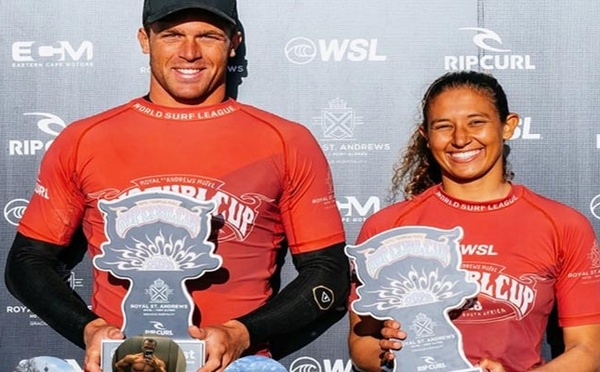 Double victoire marocaine de Lilias Tebbaï et Teva Bouchgua au Royal St Andrews Rip Curl Cup