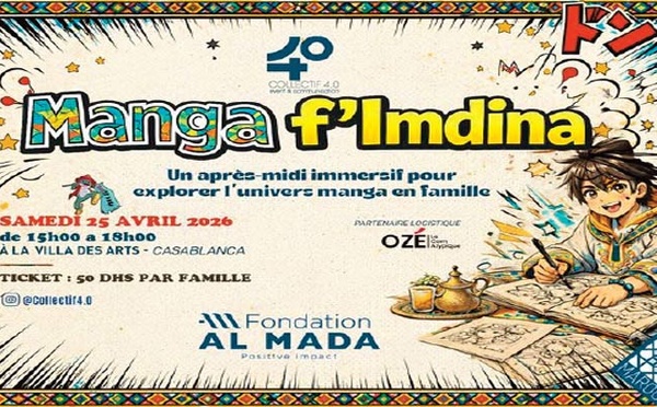 La 4ème édition de "Maroc, Terre de Cultures" célèbre le manga japonais avec "Manga F’lmdina"