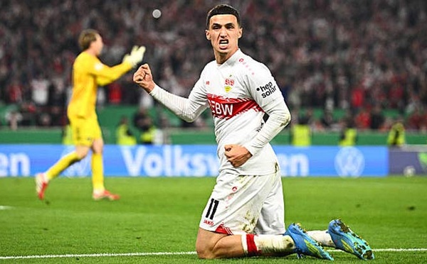 Le VfB Stuttgart de Bilal Al Khannous rejoint le FC Bayern en final de la Coupe d'Allemagne