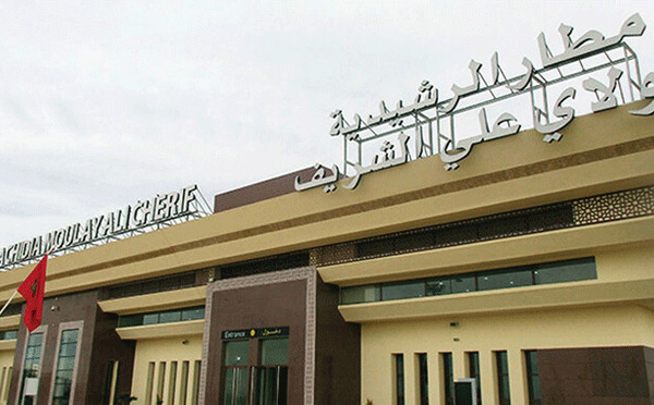 Aéroport Moulay Ali Chérif d'Errachidia: Hausse de plus de 20 % du trafic passagers à fin mars