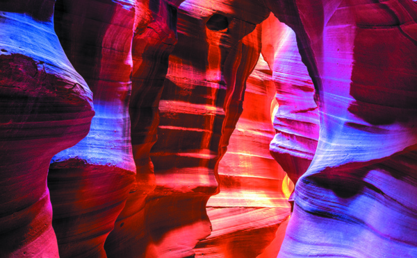 Les destinations les plus spectaculaires du monde : Antelope Canyon - Arizona, Etats-Unis