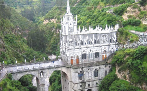 Les destinations les plus spectaculaires du monde : Le sanctuaire de Las Lajas - Colombie