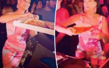 La pizza de Katy Perry jetée en l’ air qui déchaîne les fans !