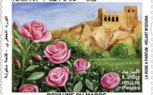 Barid Al-Maghrib : Emission d'un timbre-poste spécial sur “La rose à parfum-Kelaât M'gouna ”