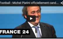 Michel Platini Officiellement candidat à la présidence de la FIFA
