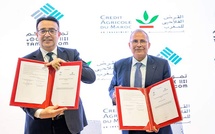 Le Crédit Agricole du Maroc et Tamwilcom signent un accord en vue de soutenir l'innovation financière et agricole Le Crédit Agricole du Maroc et Tamwilcom signent un accord en vue de soutenir l'innovation financière et agricole
