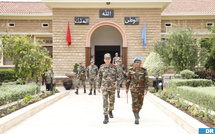 Le Général de corps d’armée, Inspecteur général des FAR, reçoit le Commandant de la mission de l'ONU dans les provinces du Sud du Royaume