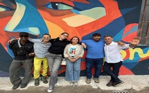 Des artistes marocains signent une grande fresque à Stronarte