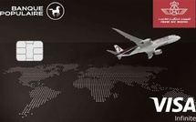 La Banque Populaire lance une carte Visa Infinite co-brandée avec Royal Air Maroc