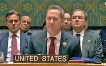 Les Etats-Unis se félicitent de l'adoption “historique” de la résolution 2797 du Conseil de sécurité