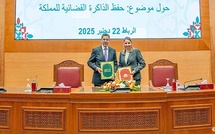 Signature d'un accord-cadre entre le CSPJ et l'Institution des Archives du Maroc