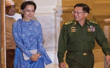Aung San Suu Kyi et Min Aung Hlaing, deux figures des élections