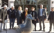 La sculpture "Paloma" enrichit le parvis du Musée Mohammed VI d'Art moderne et contemporain