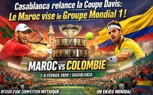 La rencontre entre le Maroc et la Colombie, une occasion de consolider la présence du Royaume sur la scène mondiale du tennis