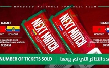 54.000 billets déjà vendus pour les matches du Maroc face à l'Equateur et au Paraguay