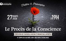 "Le Procès de la Conscience", une création théâtrale entre expression artistique et réflexion philosophique